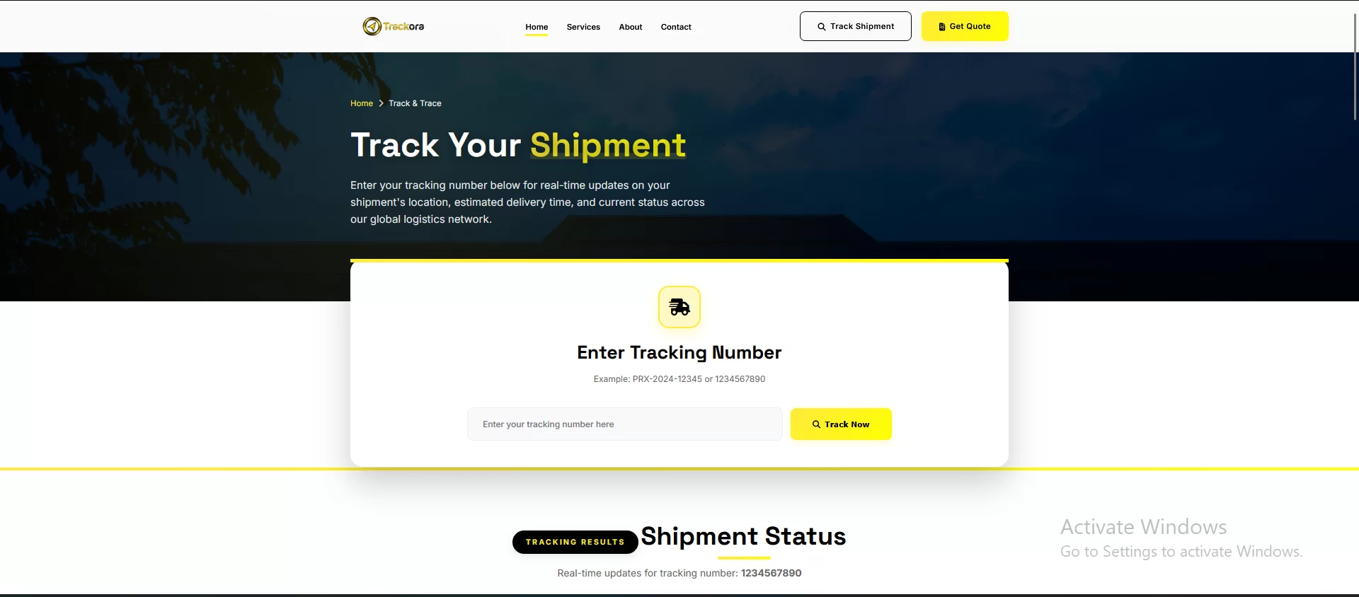 Trackora logistics